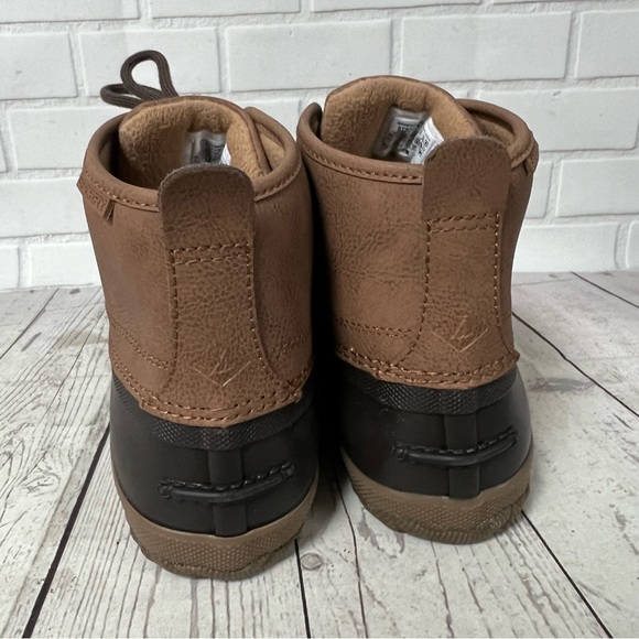 SPERRY BREAKWATER LEATHER DUCK BOOT - MEN\'S SIZE 9 NEW - BROWN FLEECE WATERPROOF main image 11